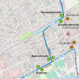Linienführung Umleitung Rottenburger Straße