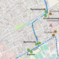 Linienführung Umleitung Rottenburger Straße