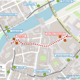 2608 Linienführung Umleitung Am Alten Viehmarkt Umleitung der Stadtbusse während Bauarbeiten Am Alten Viehmarkt