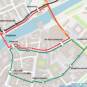 Linienführung der Stadtbusse während Bauarbeiten Am Alten Viehmarkt