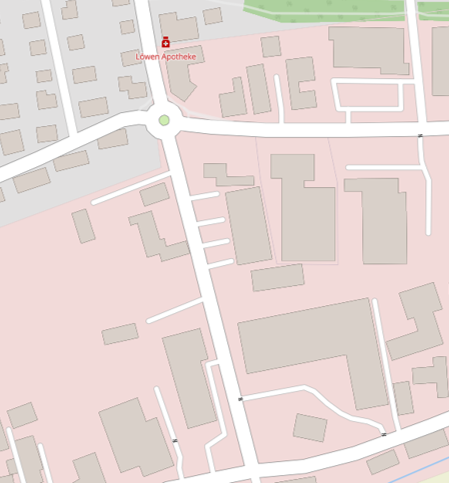 Umleitung Moosstraße Umleitungsverlauf der Linien 606 und 608 in Richtung Eugenbach